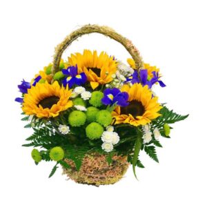 Kosz Pełen Słoneczników